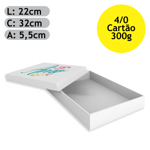 Caixa Presente | Cartão 300g | 4/0