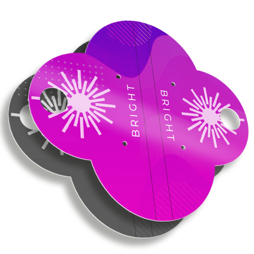 Cartela 250g | 95x85mm | 4/1 | UV 1/0