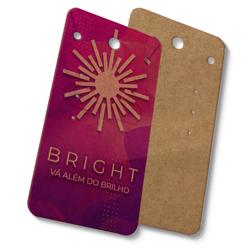 Cartela Papel Especial | 84x44mm | 4/0 | UV 1/0