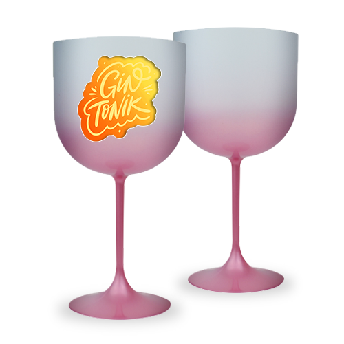 Taça de Gin | 650ml | Degradê Rosê