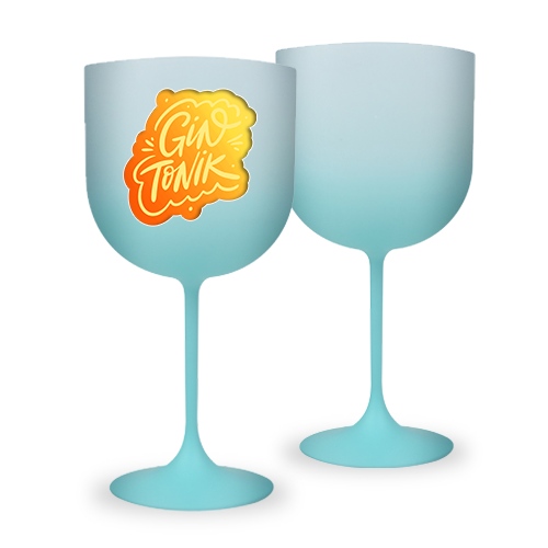 Taça de Gin | 650ml | Degradê Tiffany