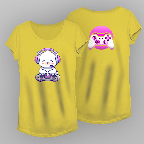 Baby Look Long Premium | Amarelo Canário 