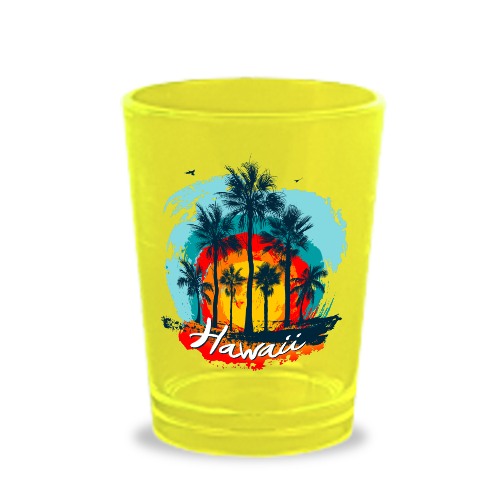 Copo Shot  | 75ml | Amarelo Neon